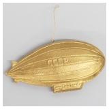 Vintage Russian Dresden type ornament- Dirigible