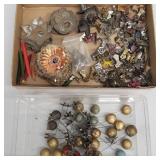 Group assorted antique/ vintage Christmas tree