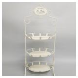 3 tier metal French style display stand- 36'H 16'W