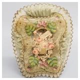 Antique embossed die cut & celluloid stand up