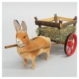 Antique German papier-mache rabbit candy container