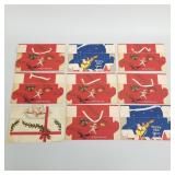 9 vintage Christmas cookie/ candy boxes- N.O.S.