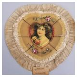 Large antique celluloid heart Valentine greeting