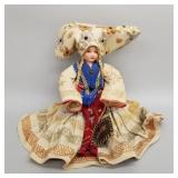 Large vintage Slavik doll with papier-mache head