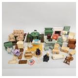 Group vintage 1930's, etc. doll house furniture