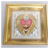 Large vintage Victorian scrap, etc. Valentine-