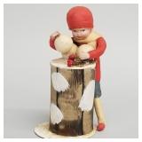 Antique German Huebach figural candy container