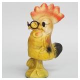 Vintage German papier-mache rooster bobble