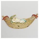 Antique die cut & Victorian scrap/ Dresden