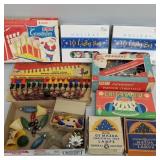 Group vintage, etc. Christmas tree lights incl