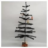 Large Bethany Lowe Halloween feather tree with 3