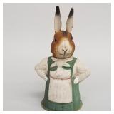 Antique German papier-mache rabbit candy container