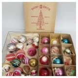 Group over 300 vintage Shiny Brite, etc. Christmas