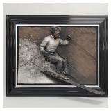 Bill Mack "Downhill Male" skier bonded bronze