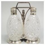 Hawkes cut crystal & sterling silver tantalus-