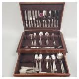 Group Scandinavian silverplate, etc flatware incl