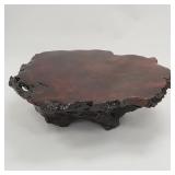 Mid-century tree live edge coffee table- 14"H