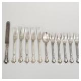 12 pcs Gorham Chantilly sterling silver flatware-