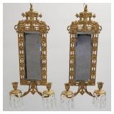 Pair matching Bradley & Hubbard brass candle