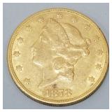 U.S. 1878 S - $20 Liberty gold coin