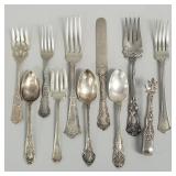 11 pcs sterling silver flatware- 11 toz total incl