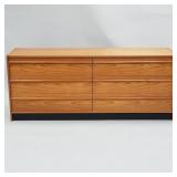 Westnofa- Norway teak 6-drawer low cabinet- 29"H