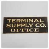 Terminal Supply Co. Office early advertising