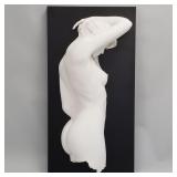 Bill Mack "Essence Torso" bonded white sand relief