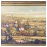 Kirk Randle signed oil painting on board-