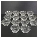 14 Hawkes crystal bowls (1 signed) with wheel