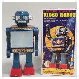 S.H. Horikawa battery operated Video Robot with