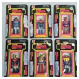 6 Shogun Warriors Collectors die-cast metal toys-