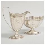 Gorham sterling silver sugar & creamer- 11 toz