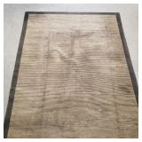 Modern design thick pile striped rug- 11