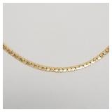 14K gold chain necklace- 8.6g; 18"L