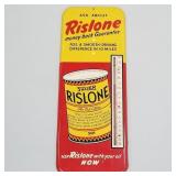 Shaler Rislone advertising thermometer- 25 1/2"H