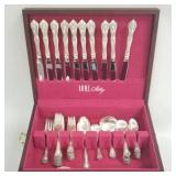 55 pieces Alvin Chateau Rose sterling silver