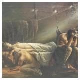 William A. Carson signed oil painting on canvas
