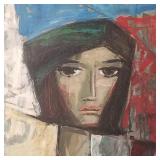 Jordi Vila signed oil painting on canvas-