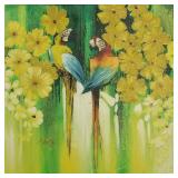 Large Chichicov signed oil painting on canvas-
