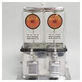 Duplex 1 cent 2 compartment vending machine-