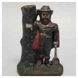 "Captain Kidd" cast iron bank- 6"H 4 1/2"W 2 1/4"D
