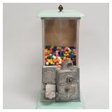 Master 1 cent gum ball vending machine- 16"H