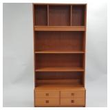 Teak- Denmark cabinet with 4 drawers & shelves-