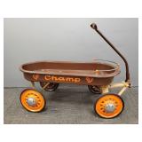 Vintage Champ coaster wagon (restored) 36"L