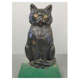 Antique cast iron cat doorstop- 12 1/2"H,