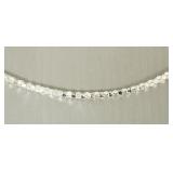Italy sterling silver necklace- 36"L, 22.6g