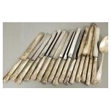 Group antique knives & one spoon incl