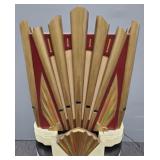 Deco wood light-up organ pipe speaker- 30'H
