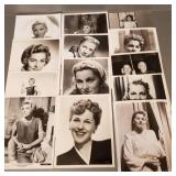 Group over 90 Joan Fontaine movie publicity, etc